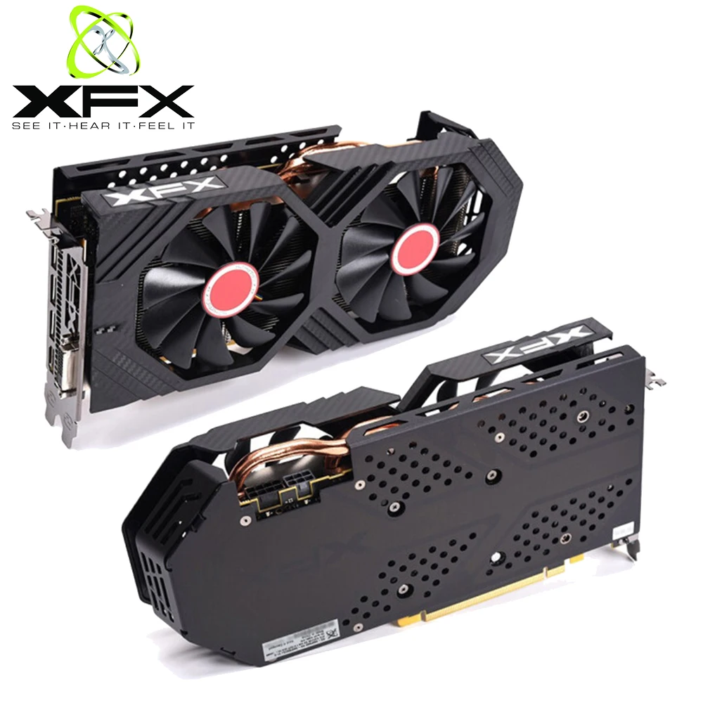  XFX AMD Radeon RX580 4GB GDDR5 Video Card AMD GPU RX 580 4GB PC Gaming Graphics Cards Desktop Gamer