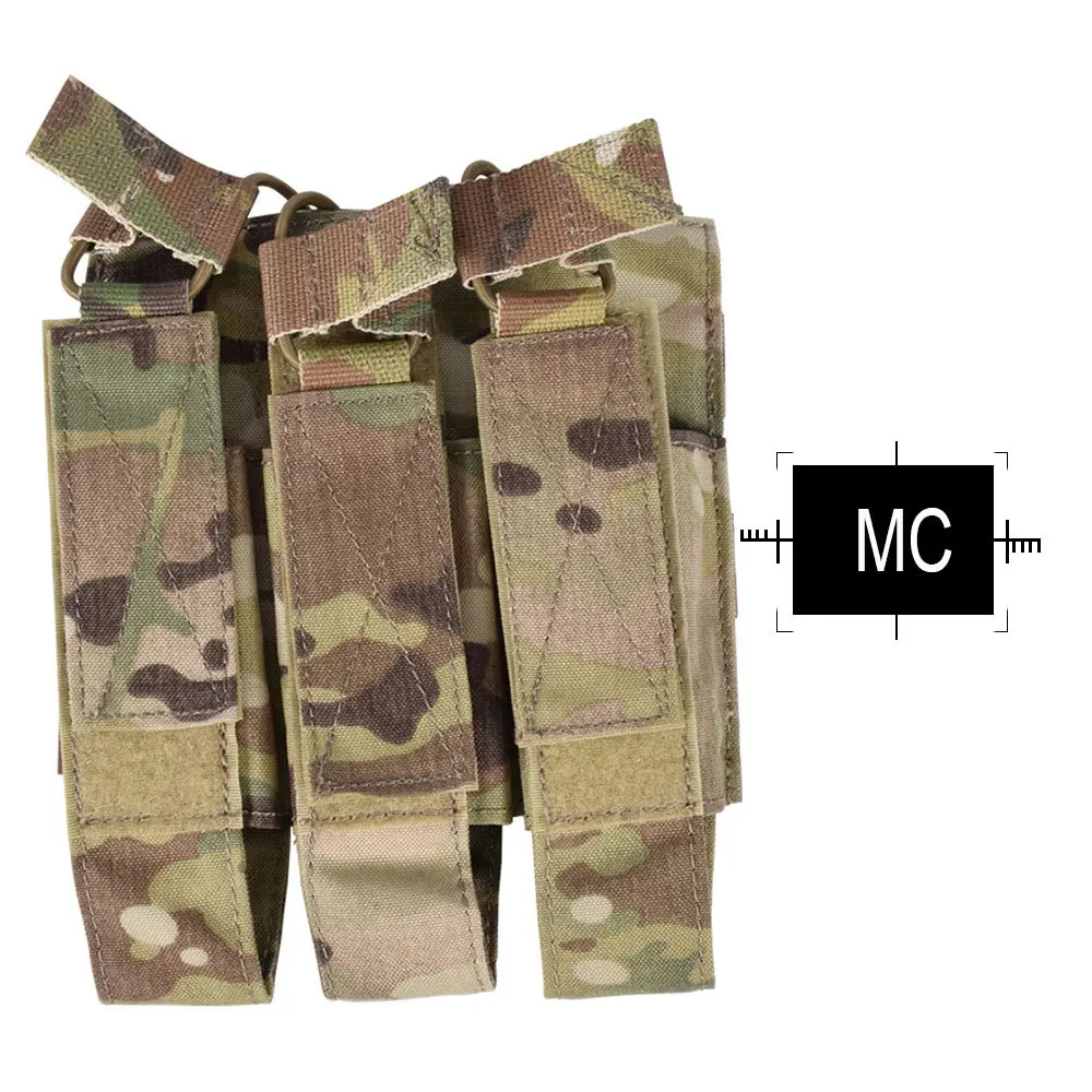 EMERSONGEAR модульный тройной чехол страйкбол охота MP7 подсумок Wargame тактические аксессуары Molle Mag Чехол Мультикам EM6357