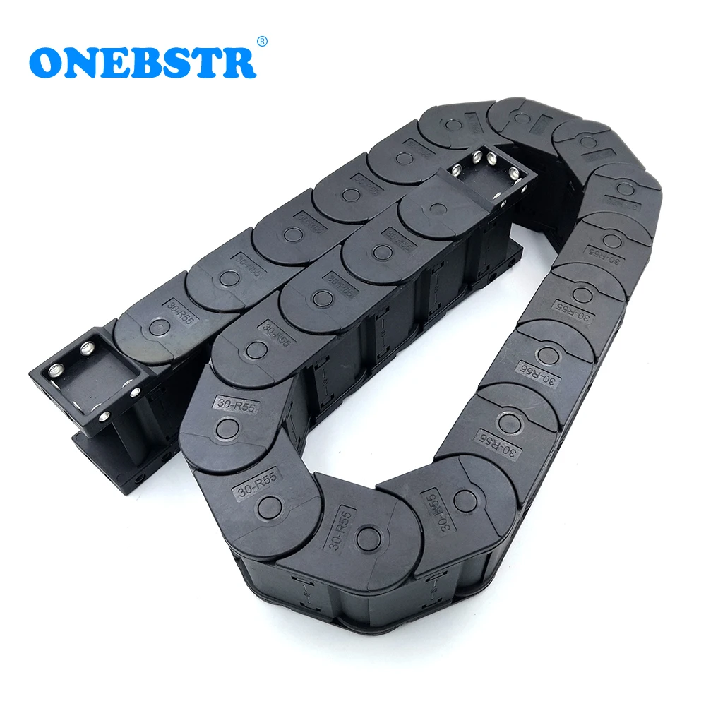Cabo de Corrente Towline para Cnc 30x25mm tipo Fechado Metro Transmissin Transportadora Arrastar Plástico Roteador Máquina Ferramentas Frete Grátis 1 Fio - Imagem 2
