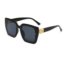 Luxury Brand Designer Vintage Oversized Square Sunglasses Women Men Classic Big Frame Male Sun Glasses For Female UV400