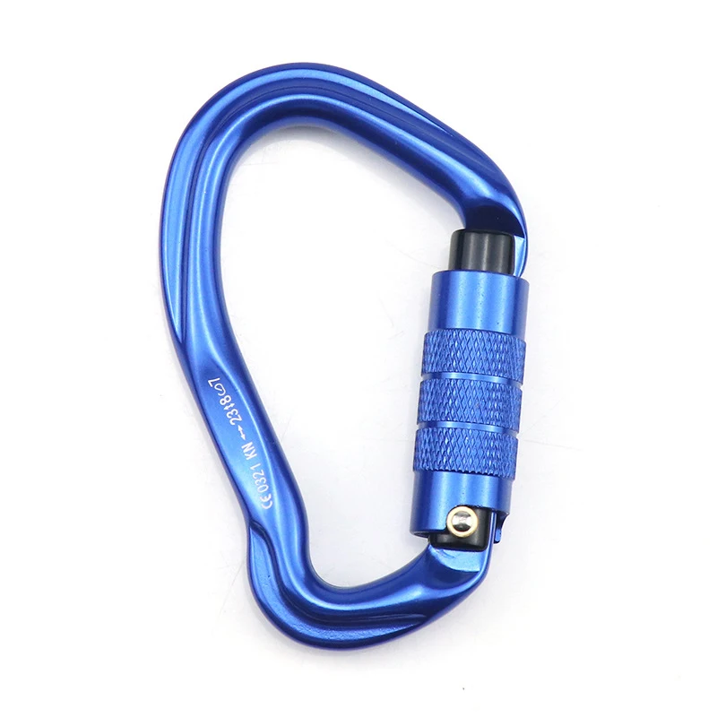 

1*Outdoor D-shaped Carabiner Clip Aviation Aluminum Camping Fishing Hiking Travel Keychains Climbing Car Keys