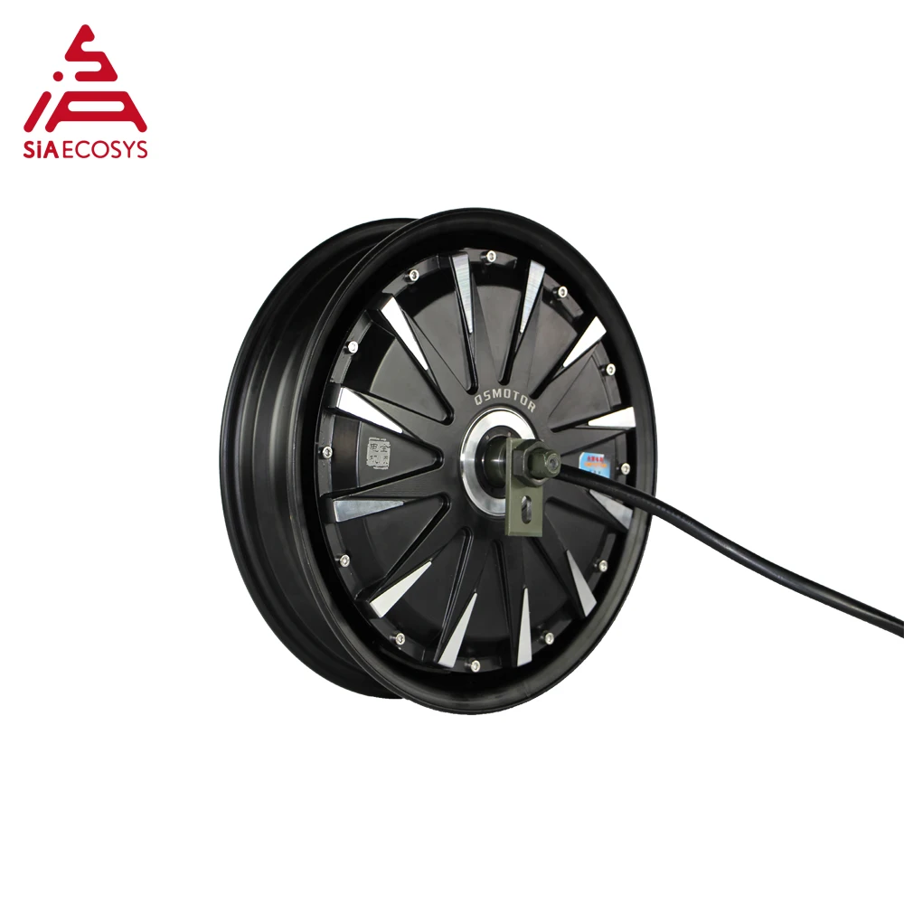 US $360.00 QS Motor 12inch 2000W 260 V112 72v 65kph BLDC Motor In Wheel Hub Motor With EM100SP Controller Motor Kits For Electric Scooter