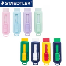 1 pces staedtler borracha 525 ps1s limpar sem pvc telescópico pushable cor macaron borracha segurança e ambiental