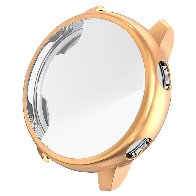 2Pcs Screen Protector Case for Samsung Galaxy Watch Active All-Around Ultra-Thin Soft Silicone Protection Cover for Galaxy Activ