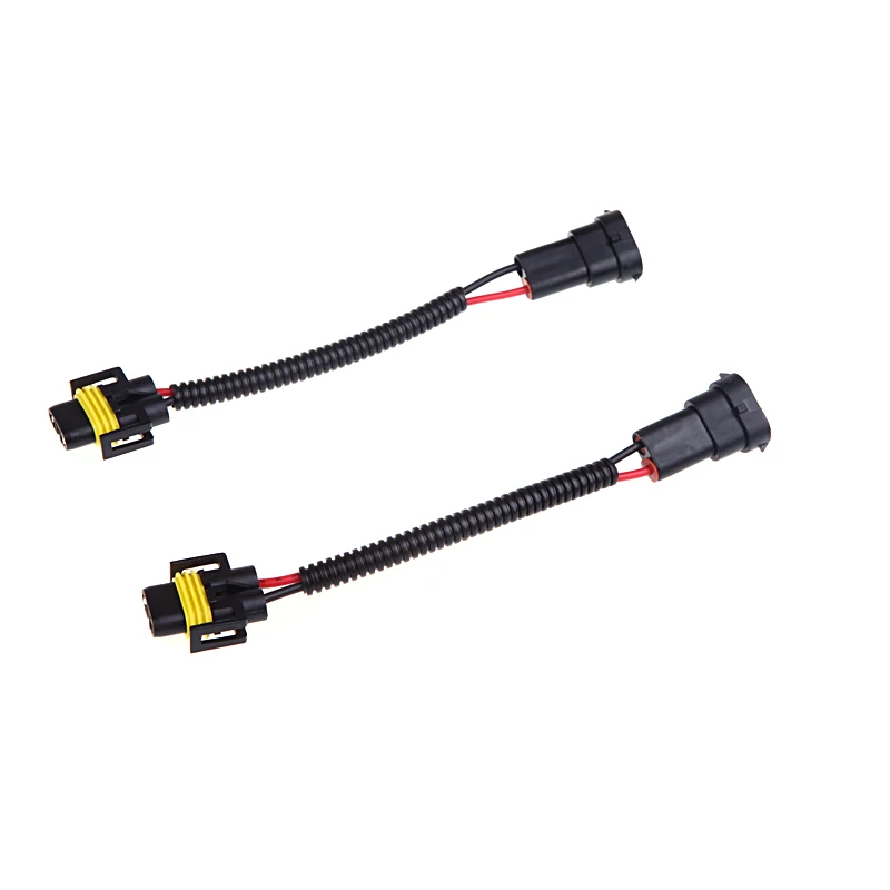 KKMOON 2 шт. 8A12V-24V H8/H9/H11 разъем электросети провода разъем адаптер Аксессуары для противотуманных налобный фонарь лампа