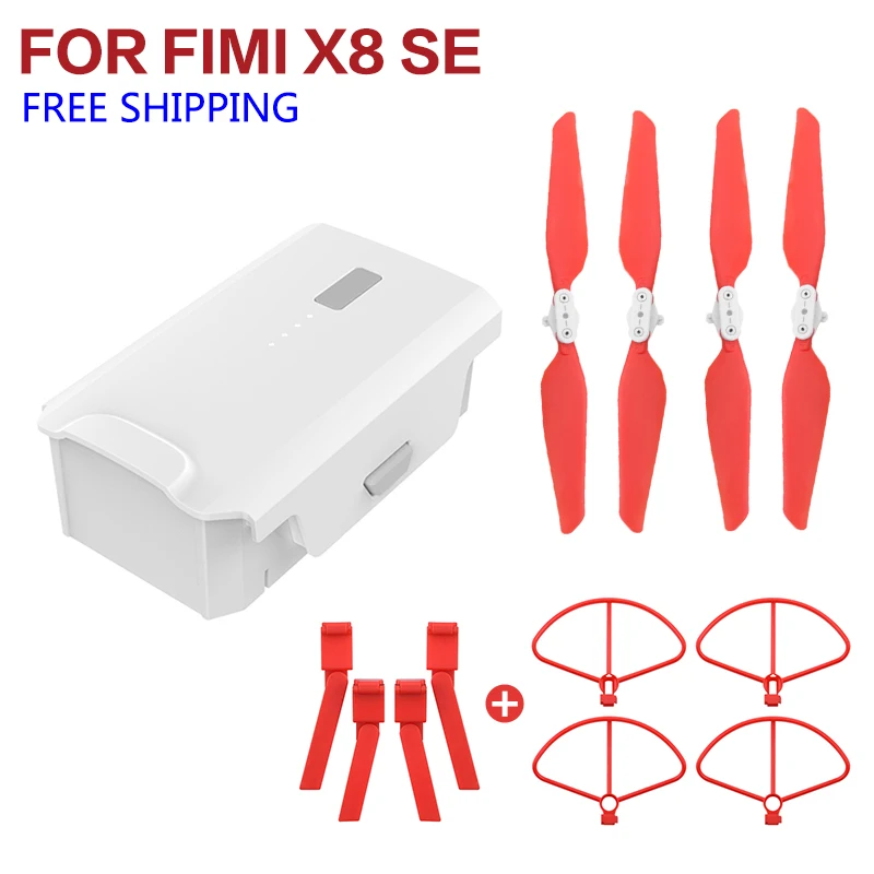 FIMI X8 SE/A3 Аккумулятор RC Квадрокоптер запасные части 11,4 в 4500 мАч перезаряжаемый Lipo аккумулятор для FIMI X8 SE Дрон - Цвет: Set 8