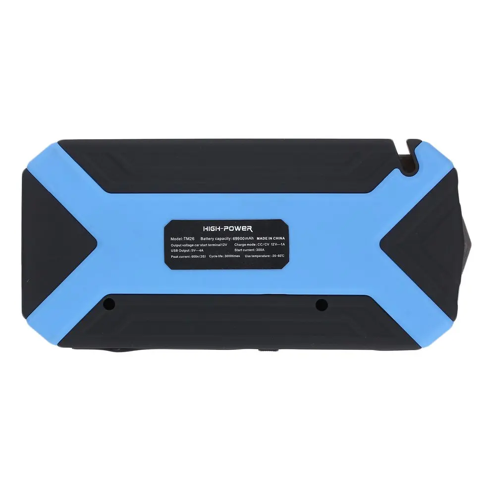 TM26 Mini Portable Car Jump Starter Emergency Starting Device with LED 4 USB Mobile Power for Phone Battery Charger