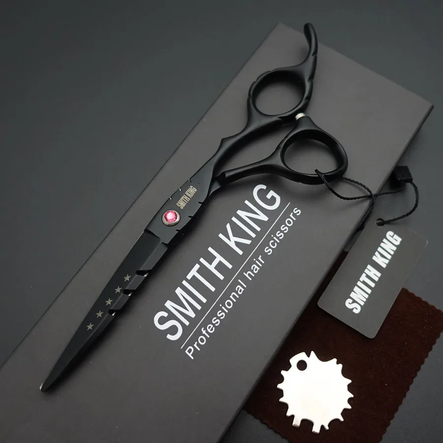 gift box Cutting 6 дюймов Профессиональный набор парикмахерских ножниц, Ножницы Для Стрижки И Истончение+ расческа+ наборы - Цвет: gift box Cutting