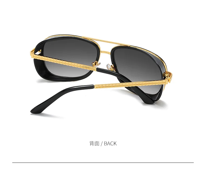 Квадратные стимпанк женские солнцезащитные очки Железный человек 3 Matsuda TONY Stark ретро готические черные роскошные солнцезащитные очки для мужчин Oculos