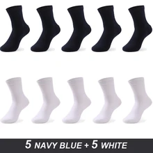 ZARE Men's Cotton Socks New Style Black Business Men Socks Soft Breathable Summer Winter for Male Plus Size A1 C29