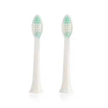 

2pcs U-Kiss Electric Toothbrush Head Angled Neck and Contoured Bristles for Comfortable Use Easy Replacement and Cleaning