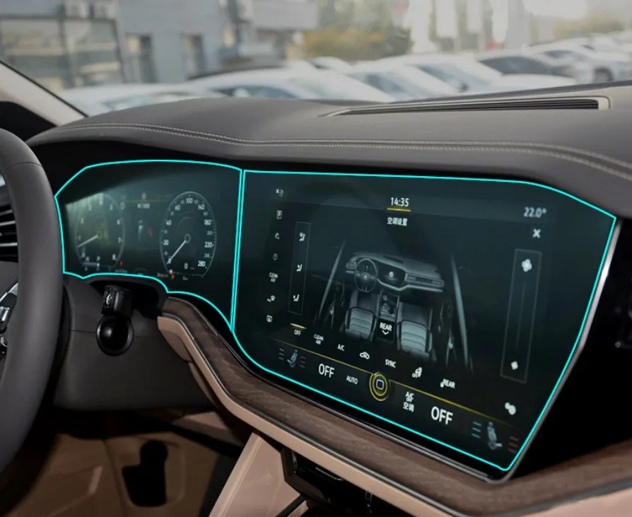 Автомобильная приборная панель из ТПУ Защитная для приборной панели навигация