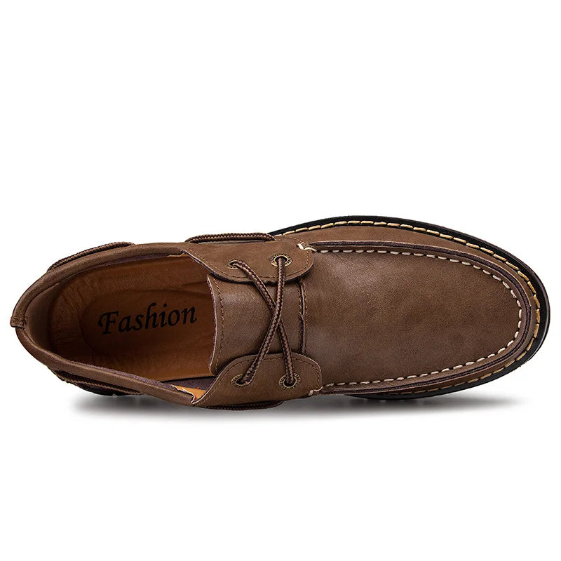 Мужские лоферы; Мужская обувь из натуральной кожи; модная повседневная мужская обувь; кожаная обувь ручной работы; мужские мокасины; zapatos de hombre; размер 48