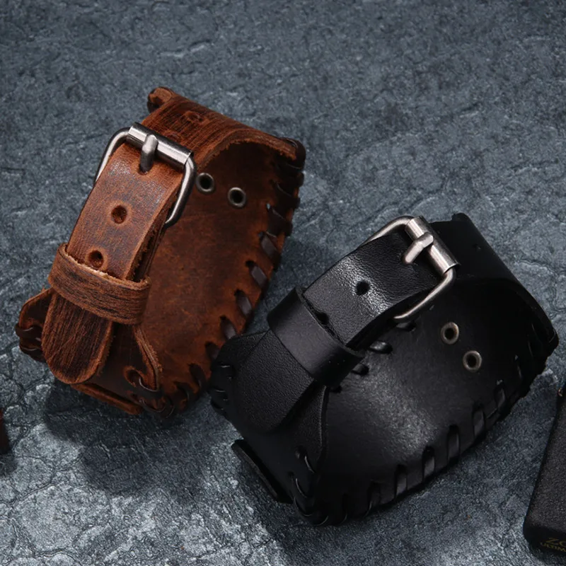 Винтажный Браслет Viking Compass из натуральной кожи для мужчин, нордические руны символ Одина, аксессуары для ювелирных изделий
