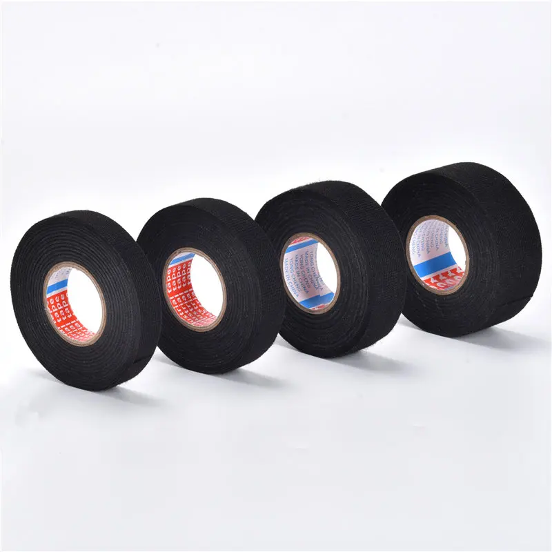 15meters New Tesa Type Coroplast Adhesive Cloth Tape For Cable Harness Wiring Loom  Width 9/15/19/25/32MM Length15M