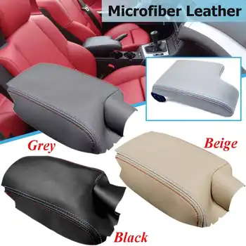 

Center Console Armrest Lid Cover Microfiber Leather For BMW E46 323i 325i 330i M3 1999 - 2004 Protector Car Styling Black