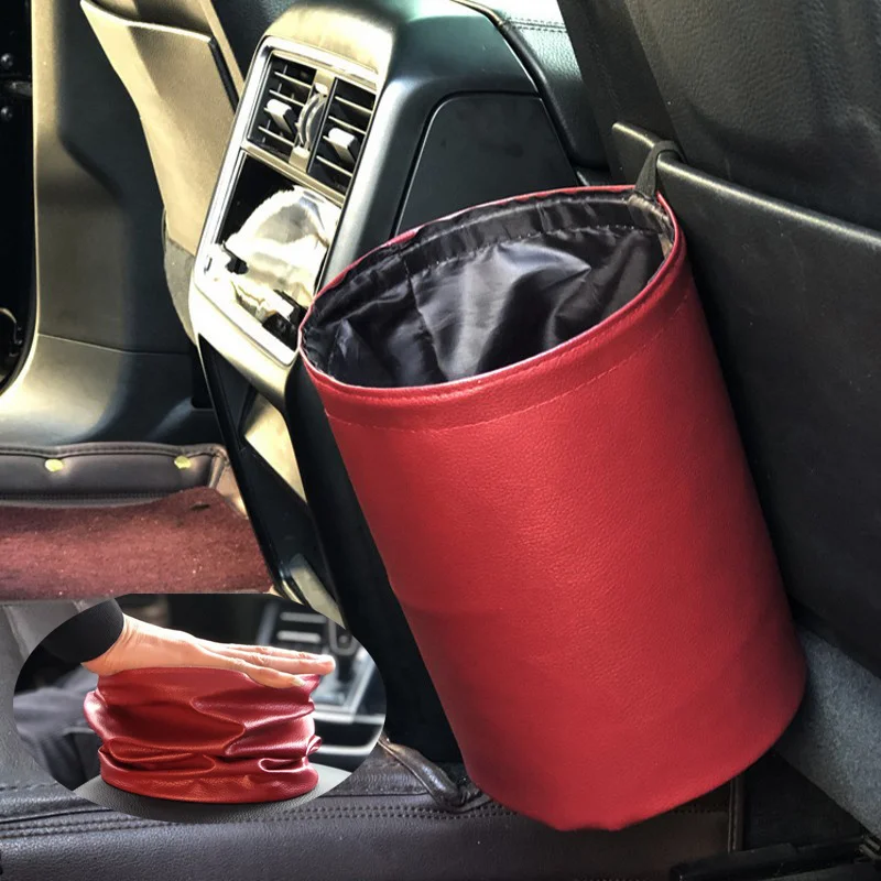 Universal Auto Mülleimer Automobil Lagerung Trash Müll Bin Auto Innen  Organizer Zubehör Mini Müll Mülleimer Abfall - AliExpress