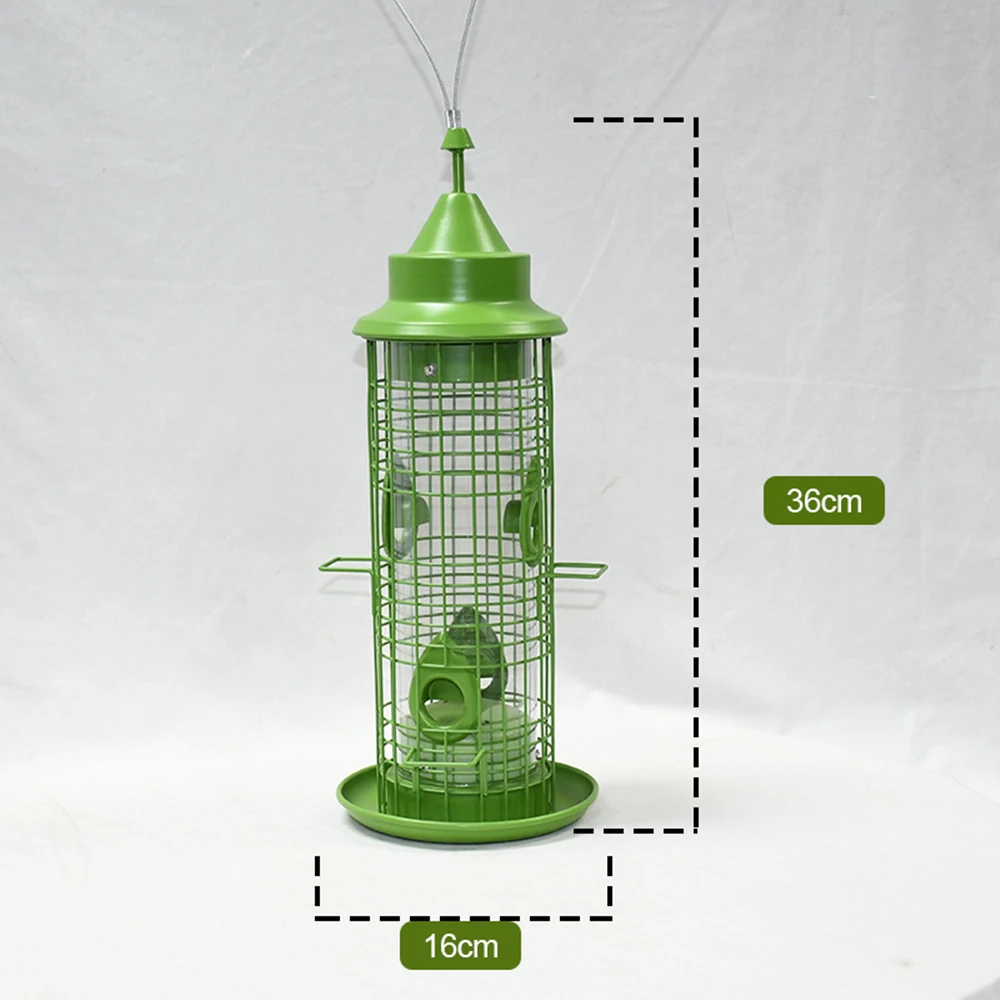 Iron bird feeder
