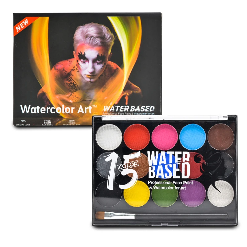 Face Painting Kit for Kids - 20 Colors Water Based Non Toxic Face Paint Kit