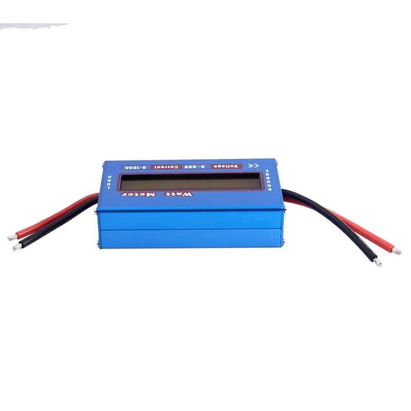 60 V/100A ватт RC измеритель динамометр батарея остатки мощности пиковое значение напряжения проверки анализатор(синий
