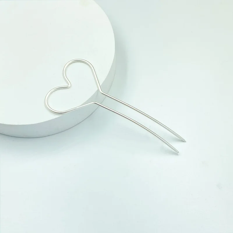 heart-matt silver
