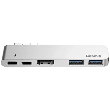 

USB-C 3.0 Hub Baseus CAHUB-B0G на Thunderbolt 3, Type-C, HDMI, 2xUSB 3.0