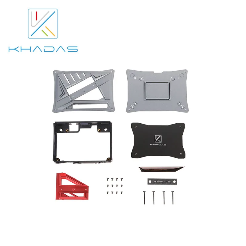 Чехол Khadas DIY фиолетового/Красного/прозрачного цвета на выбор|Аксессуары для