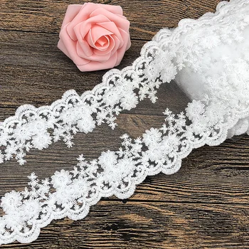 

Super Wide Lace Fabric Trim Ribbons DIY Sewing Garment Wedding Decor Accessories Supplies Gift Packing Embroidered Ribbon