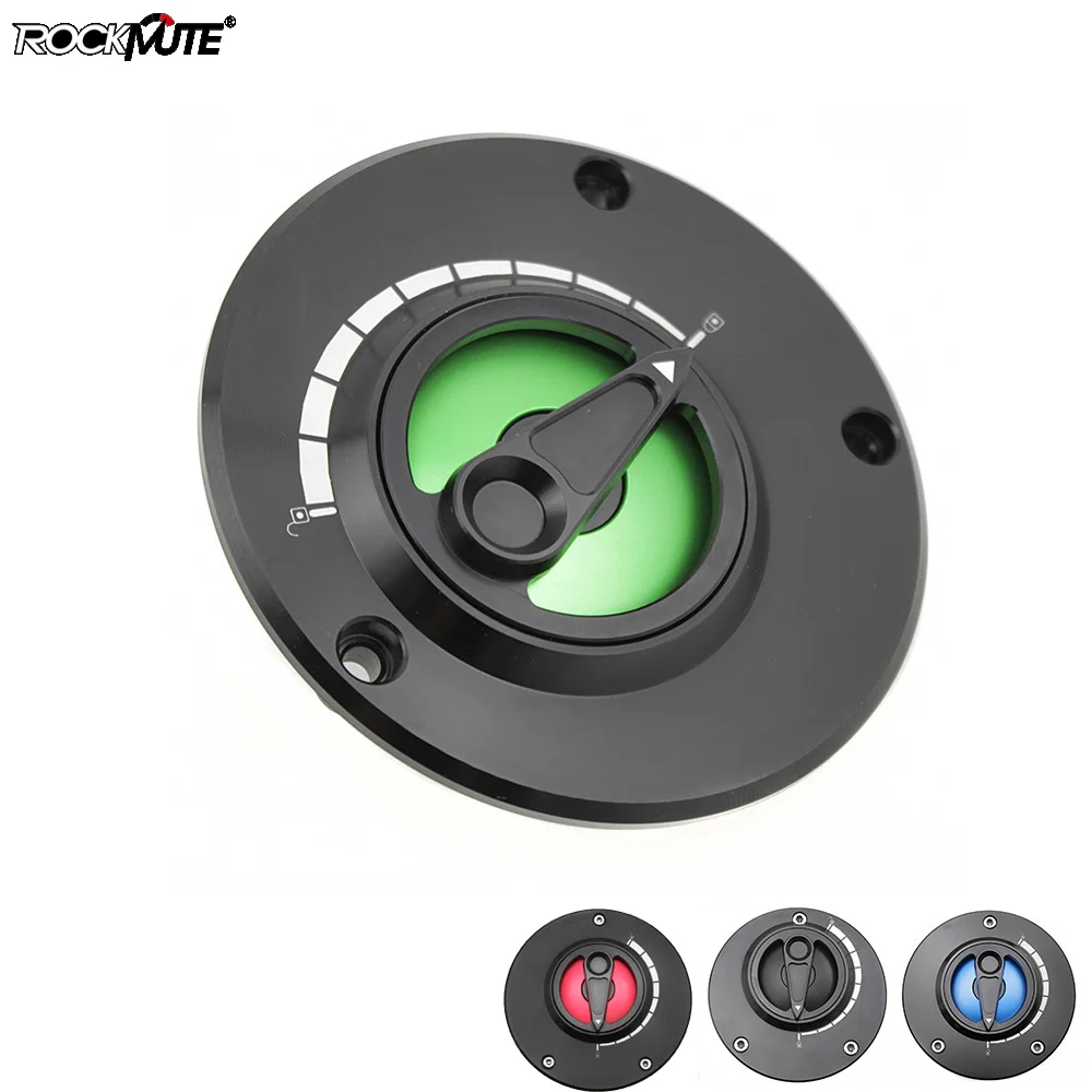 

For Kawasaki Z125 PRO Z900RS Versys 650 1000 Motorcycle Pointer Keyless Fuel Tank Cap Twist off Nimble Quick Lock Gas Cover