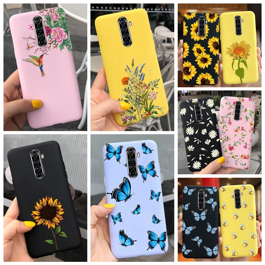 Flowers Phone Case Cover For Realme X2 Pro Case Slim Sofu Touth Matte Back Shell For Fundas Realmex2 X 2 Pro Bumper Silicong Phone Case Covers Aliexpress