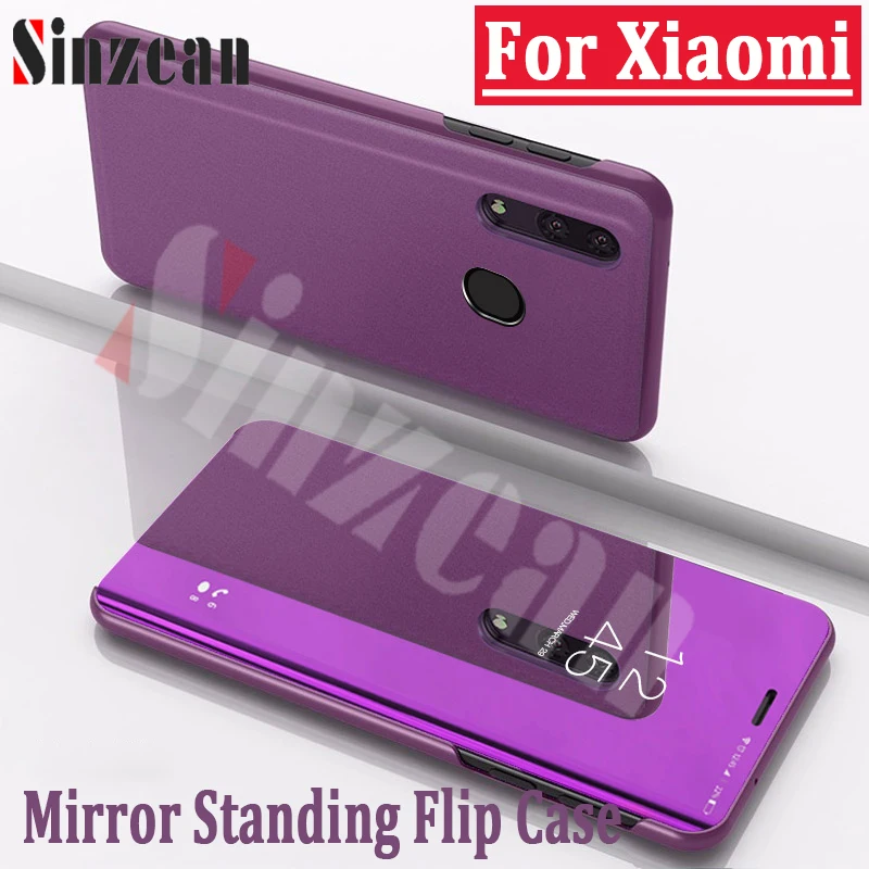 

50pcs For Xiaomi 9T/MI 8SE/Play/CC9E/POCO F1/Redmi 7A/Note 7 Pro/K20 Pro/Note 6 Pro Premium Mirror Standing Flip Case Cover
