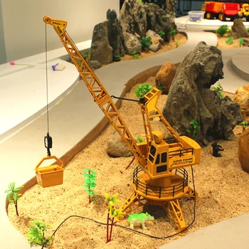 

RC Tower Cranes Remote Control 4 Channels 360 Degree Rotation Engineering Vehicle Model Kids Educational Toy AN88