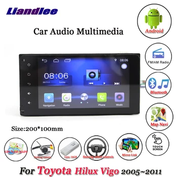 

Car Android Player Carplay System For Toyota Hilux Vigo 2005-2011 Radio Stereo Camera GPS MAP Navigation HD Screen Multimedia