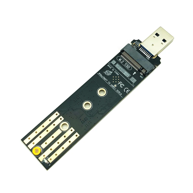 M.2 to USB 3.1 SSD Adapter M.2 NVME PCIe SATA Dual Protocol RTL9210B SSD Board 2230 2242 2260 2280 NVME SATA Adapter hard drive adapter ssd adapter
