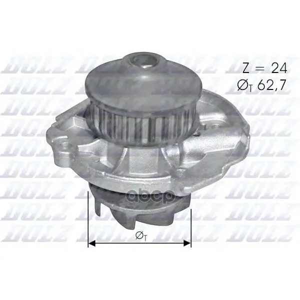 Насос Водяной Fiat Doblo/Panda/Punto / Lancia Y 1.1-1.2 91- Dolz арт. S261