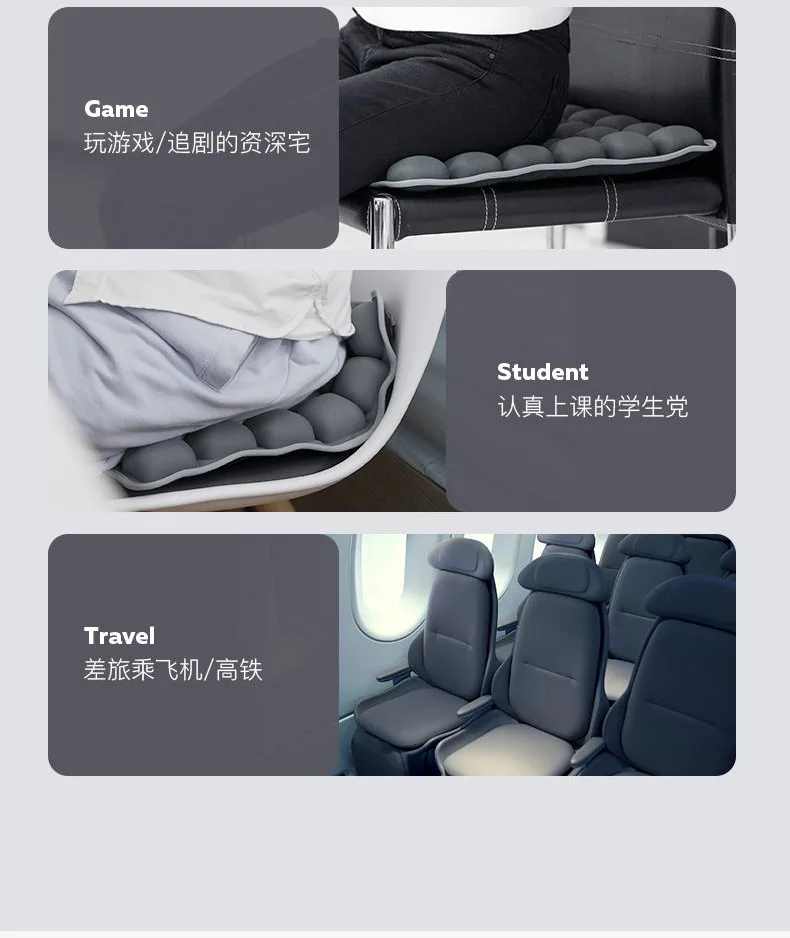 Xiaomi INNERNEED воздушная подушка под спину 3D релаксации декомпрессии массажное сидение для офиса, машины подушки в стиле хип