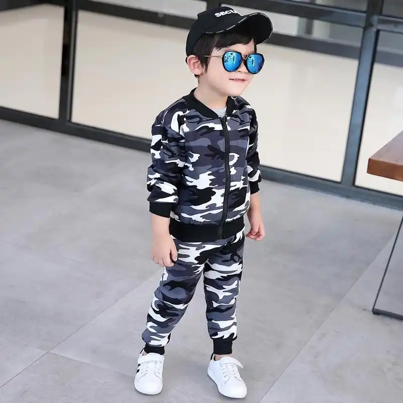 girls camouflage tracksuit