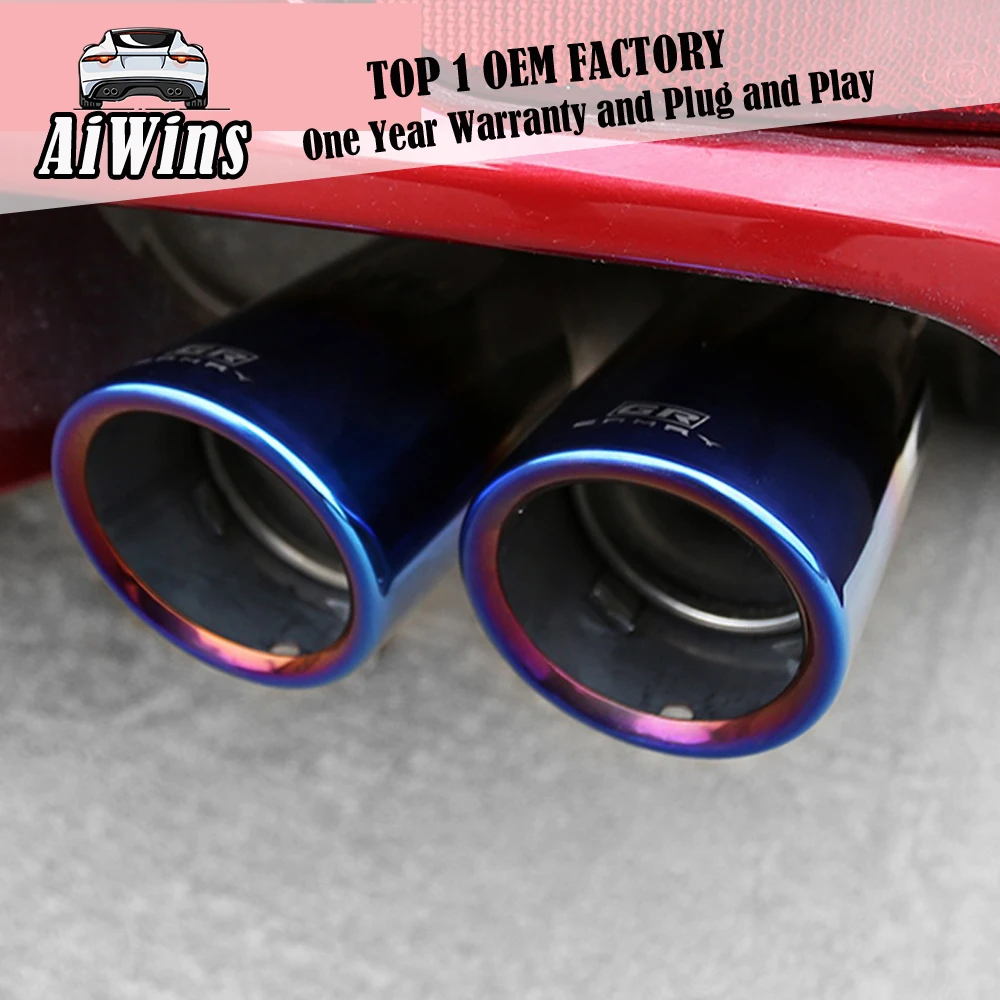 Автомобильный Стайлинг для Toyota camry 8th 2018-2019 торцевые трубы/задняя труба