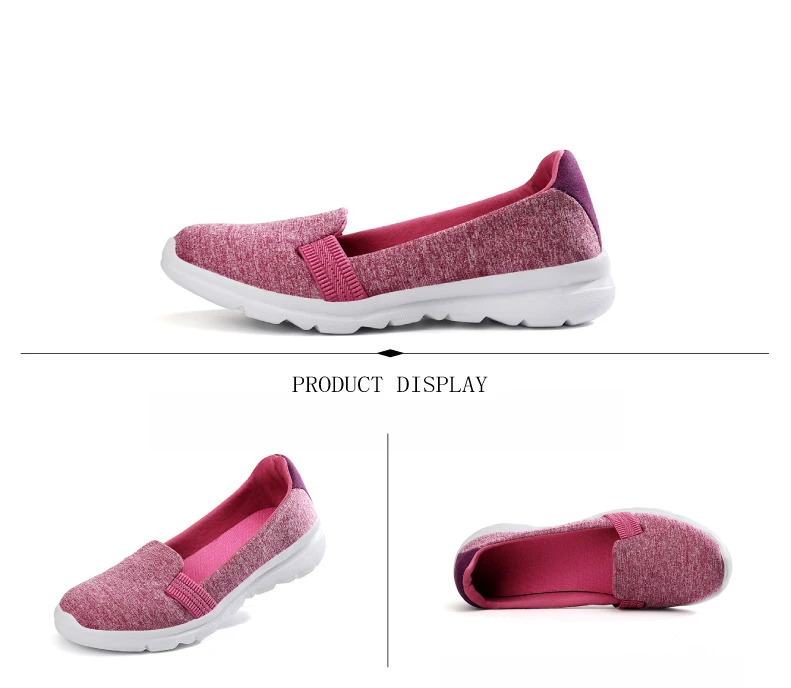 2020 Spring shoes woman sneakers shoes women Breathable Mesh shoes ballet flats ladies slip on flats loafers shoes Plus size (7)