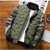 Men Winter Baseball Jacket Camouflage Patchwork Cotton Coats Slim Fit College Warm Jackets Men's Stand Collar Outwear Coat MY209 ► Photo 3/6