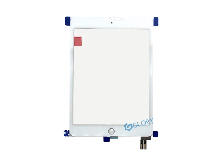 Для iPad Mini 5 5th Gen 7," A2124 A2126 A2133 ЖК сенсорный экран панель дигитайзер переднее стекло замена - Цвет: White