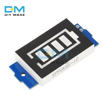 

6S 18650 Li-po Li-ion Lithium Battery Capacity Indicator Module Green Blue LED Display Car Motorcycle Power Tester Detector Diy