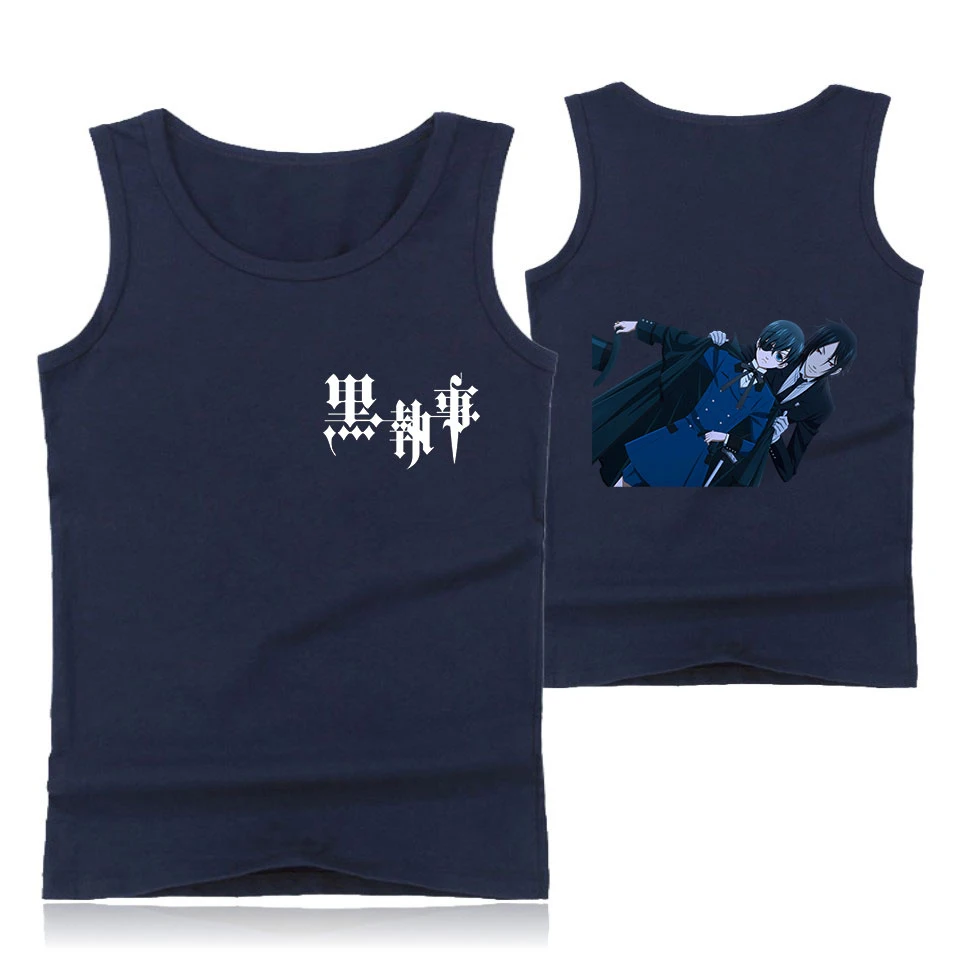 Fitness cut sleeves vest vest Black deaconTank Tops men