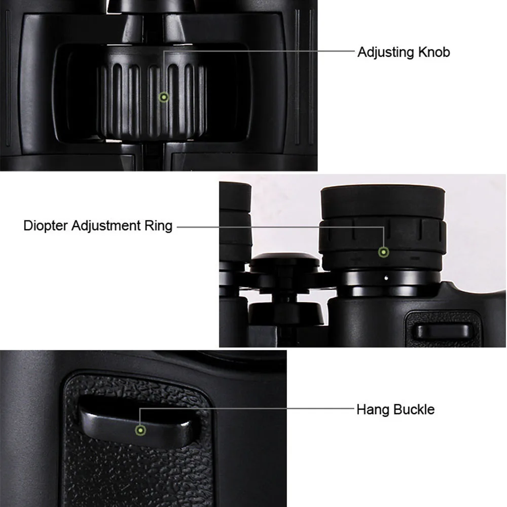 Профессиональный бинокль Eyeskey Bak4 Prism Optics мощный Монокуляр 10 х50 с ремешком на шею