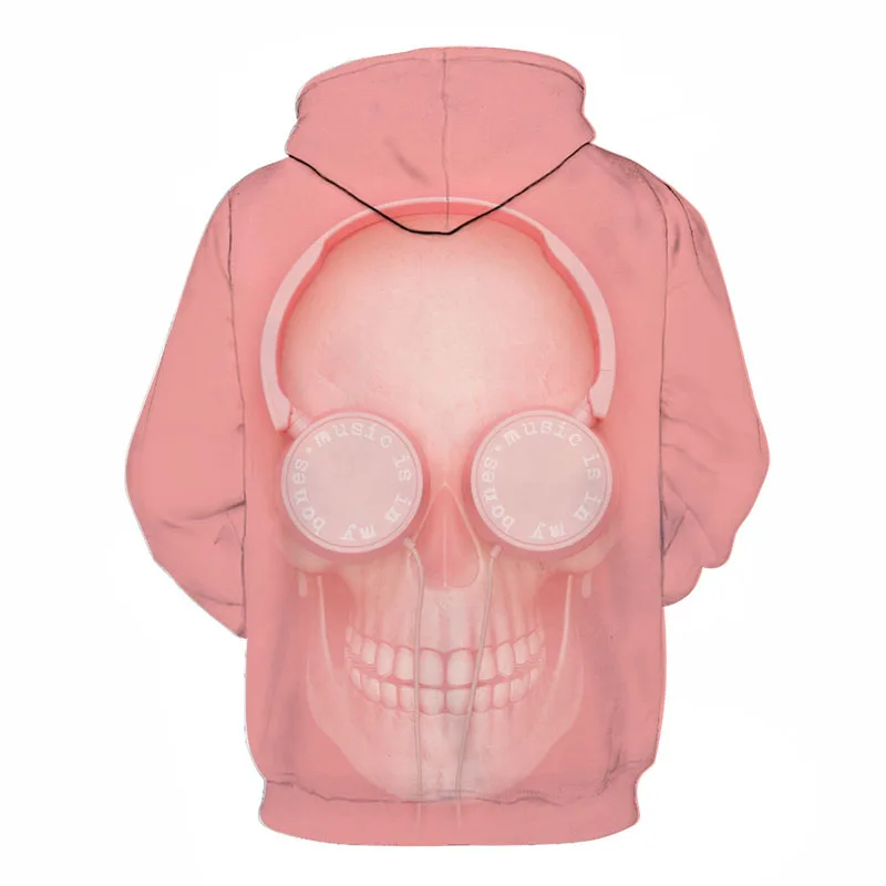 spring autumn newest men hoodie blue flame skull 3D digital printing sweatshirt men women fashion hot loose hooded pullover