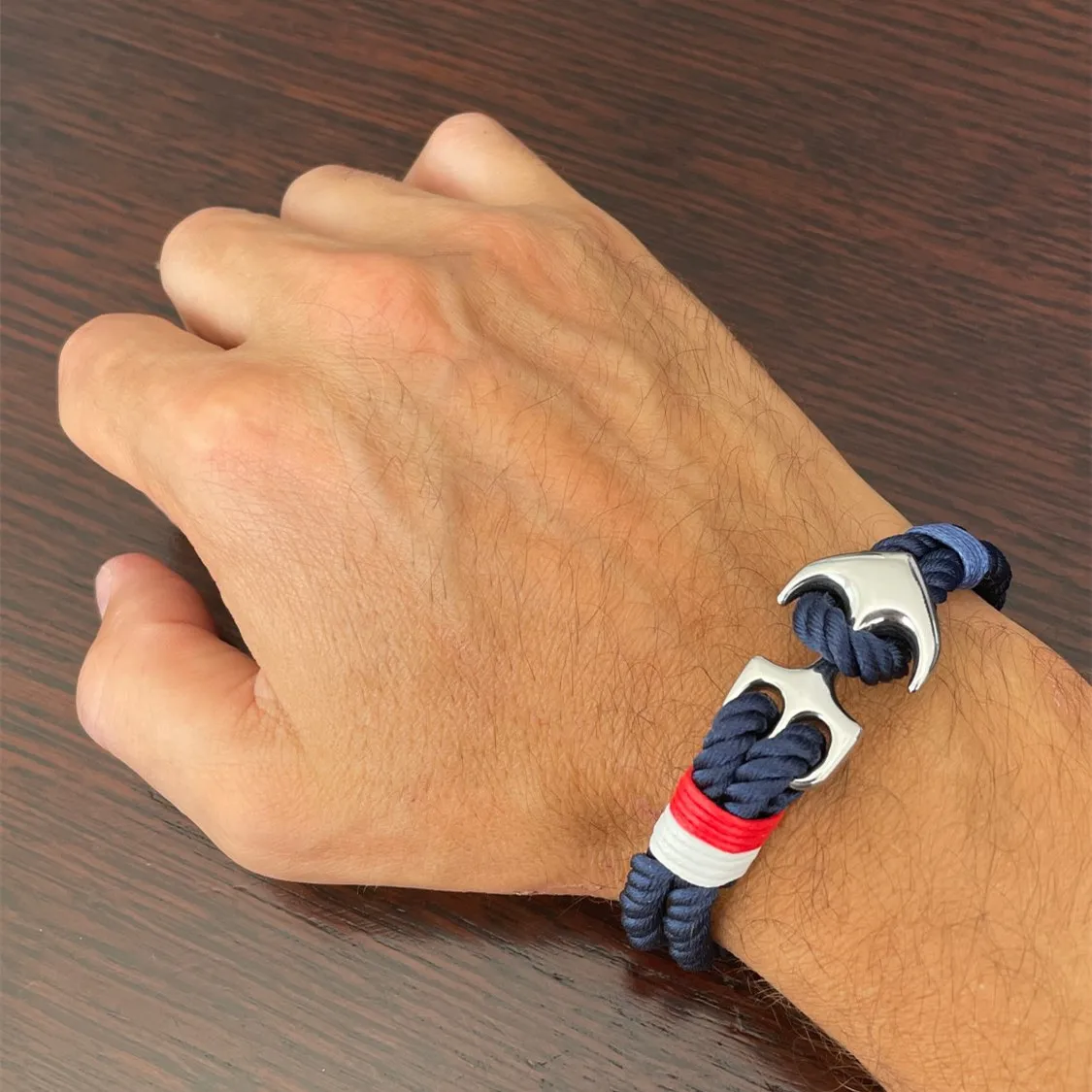 CUTEECO Men Anchor Bracelet High Quality Charm Umbrella Rope Chain Navy Sailboat Men's And Women's Survive Sports Metal Hook