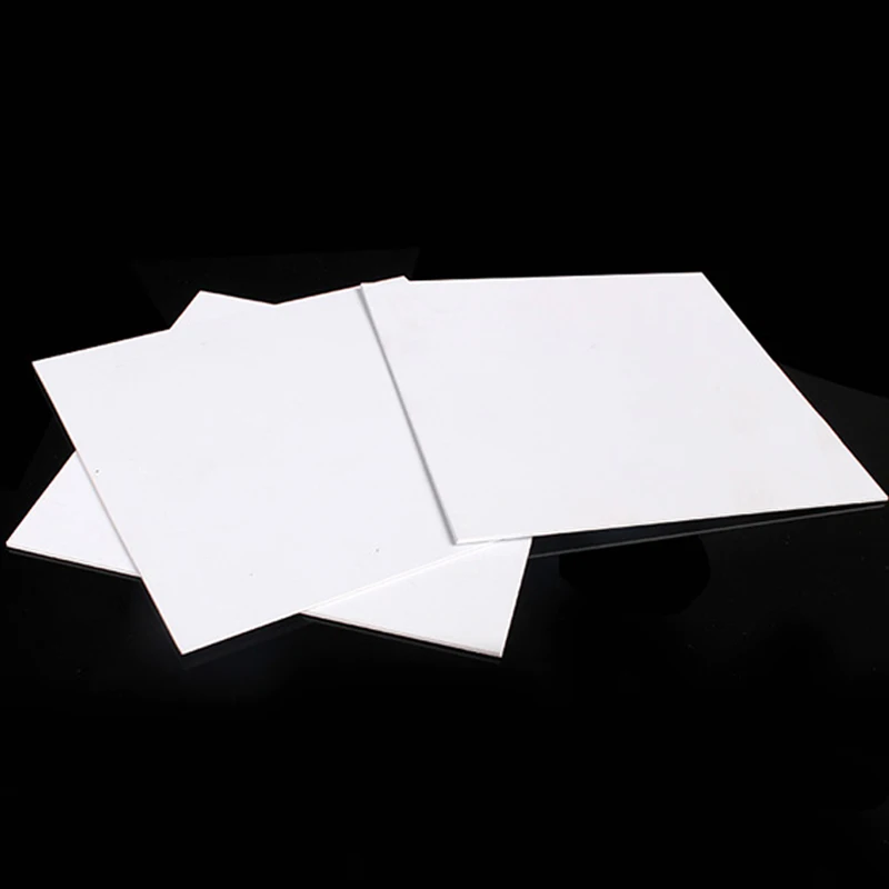 PVC Boards Plastic Sheets Polyvinyl Chloride Plates White/Black Thick 0.2/0.3/0.4/0.5/0.8/1mm