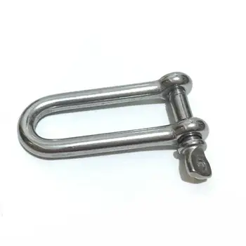

Stainless Steel Lengthened D-shaped Shackle Load-bearing Safety Insurance Hook Hook Buckle Anti-fall 4 X 40mm Outdoor Climbing