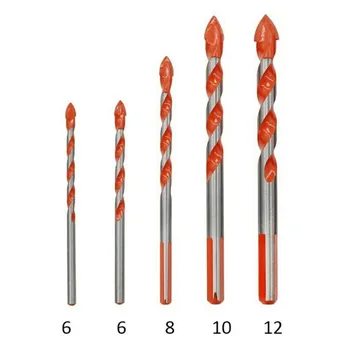 

7pcs/set Triangular-overlord Handle Multifunctional Drill Bits Marble Perforator Ceramic Tile Drill