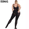 BONAS Spring 60D Tights  XXXL Pantyhose Elasticity Resistant Women Sexy Extra Over Size Black Stockings 110kg  Collant Femme ► Photo 2/6